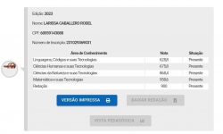 com-cerca-de-10-horas-de-estudos-por-dia-e-rotina-de-exercicio-fisico,-aluna-do-parana-tira-nota-maxima-em-duas-areas-do-conhecimento-do-enem-2023